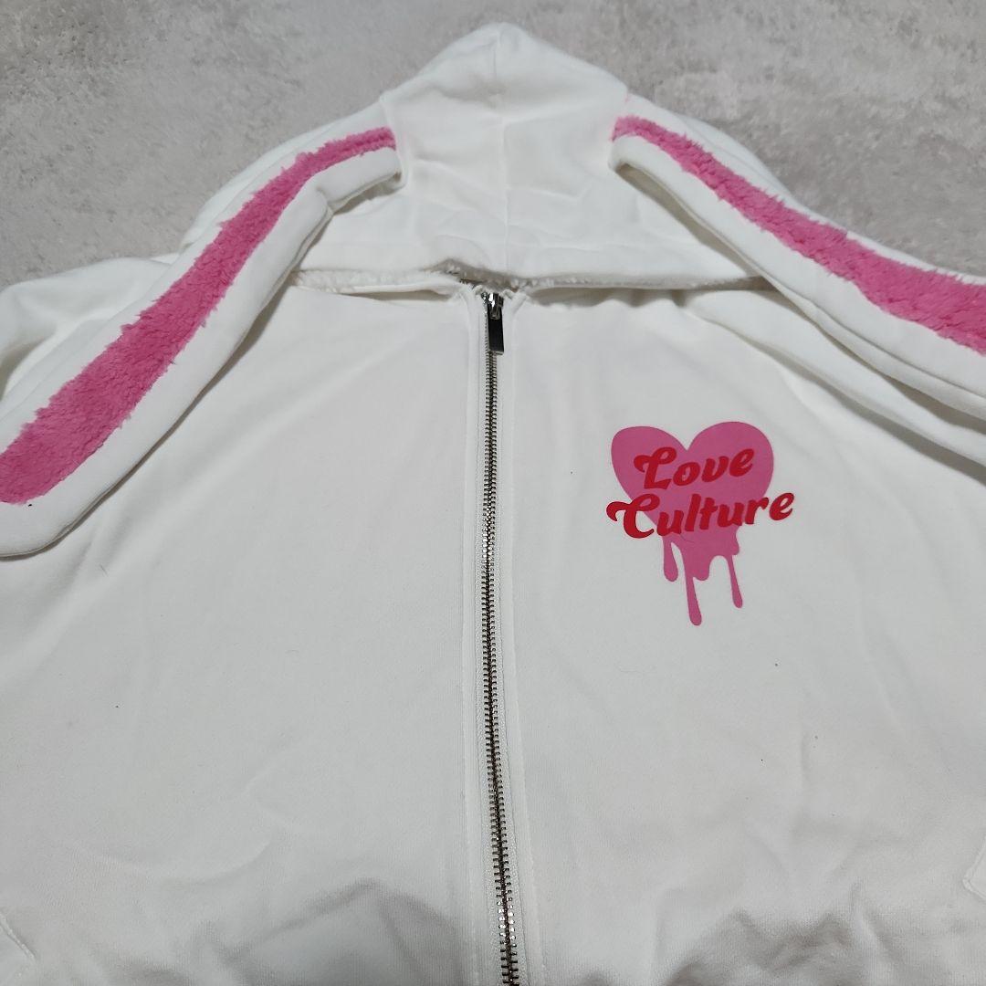 岡本信彦　うさ耳パーカー