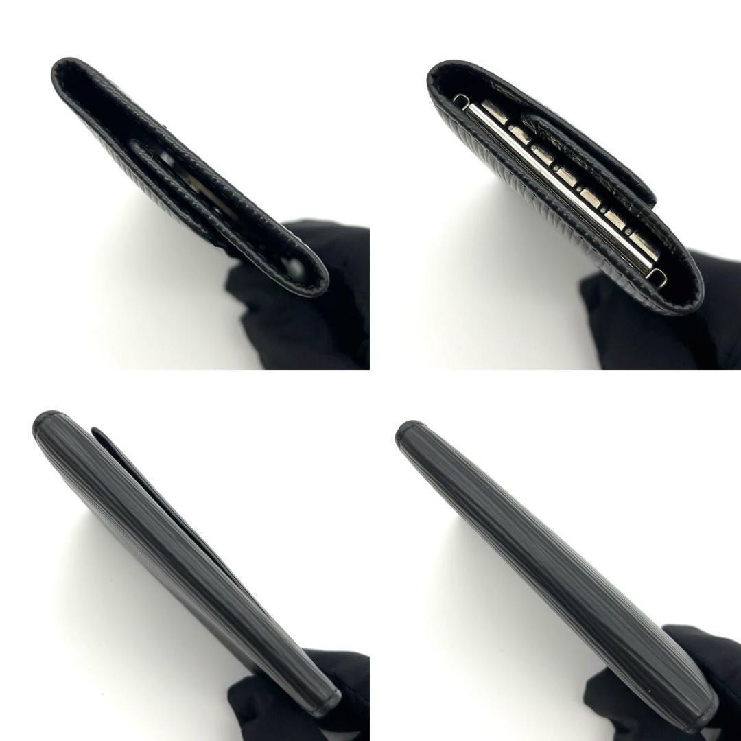 【極美品】ルイヴィトン エピ 黒 6連キーケース イニシャル無し