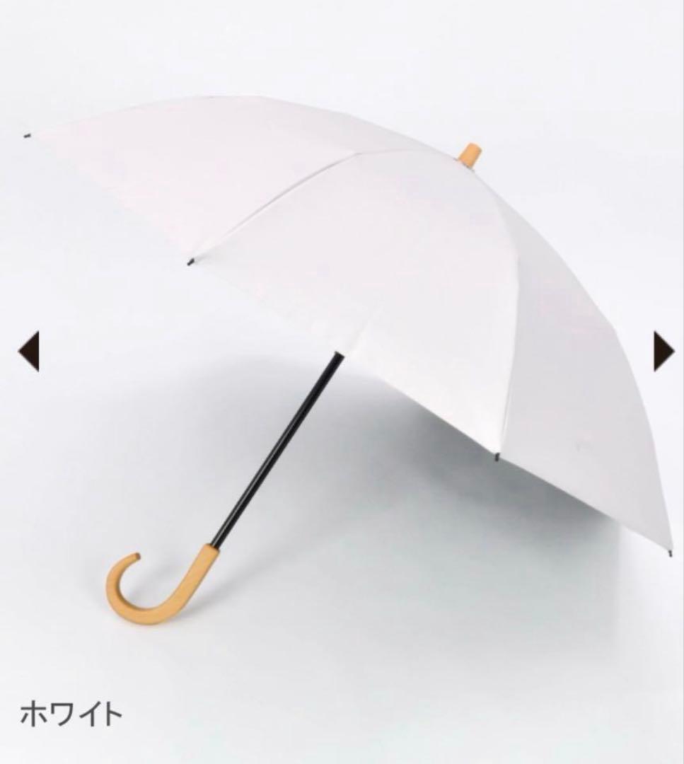 【新品未使用】SUN BARRIER 100 折りたたみ日傘　２段折　ホワイト