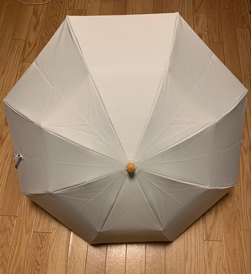 【新品未使用】SUN BARRIER 100 折りたたみ日傘　２段折　ホワイト