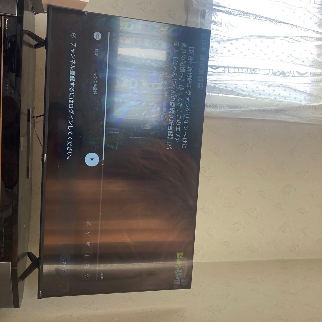 液晶テレビ　Hisense 50V 4K 2024年製　50E6K