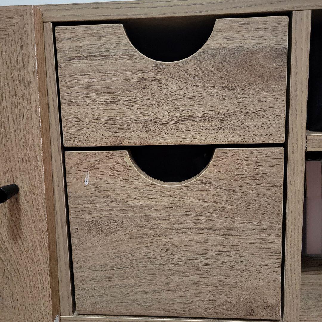 【美品】ラタン調 テレビ台 幅90cm