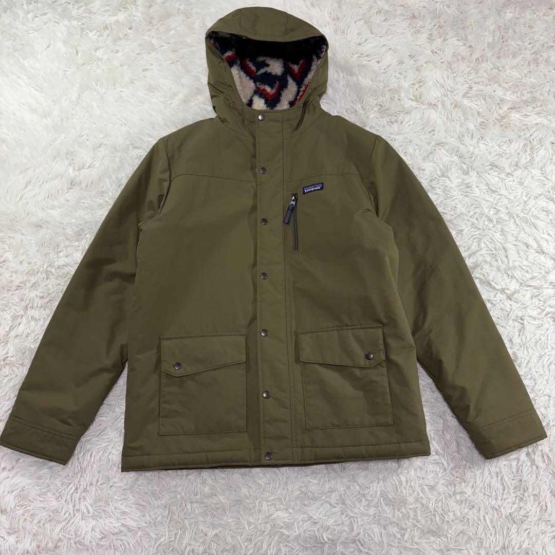 【極美品】パタゴニア　ボーイズインファーノジャケット 裏ボア XXL カーキ