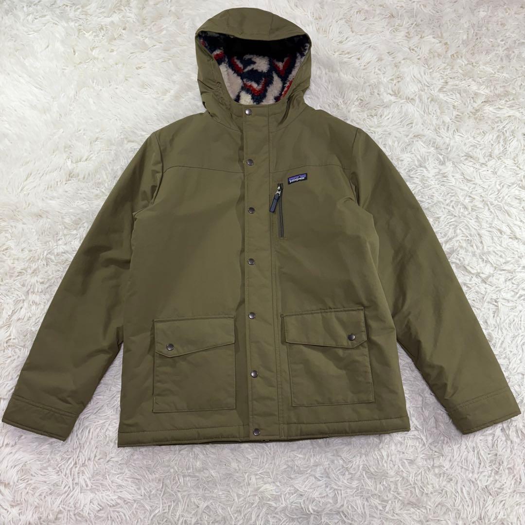 【極美品】パタゴニア　ボーイズインファーノジャケット 裏ボア XXL カーキ