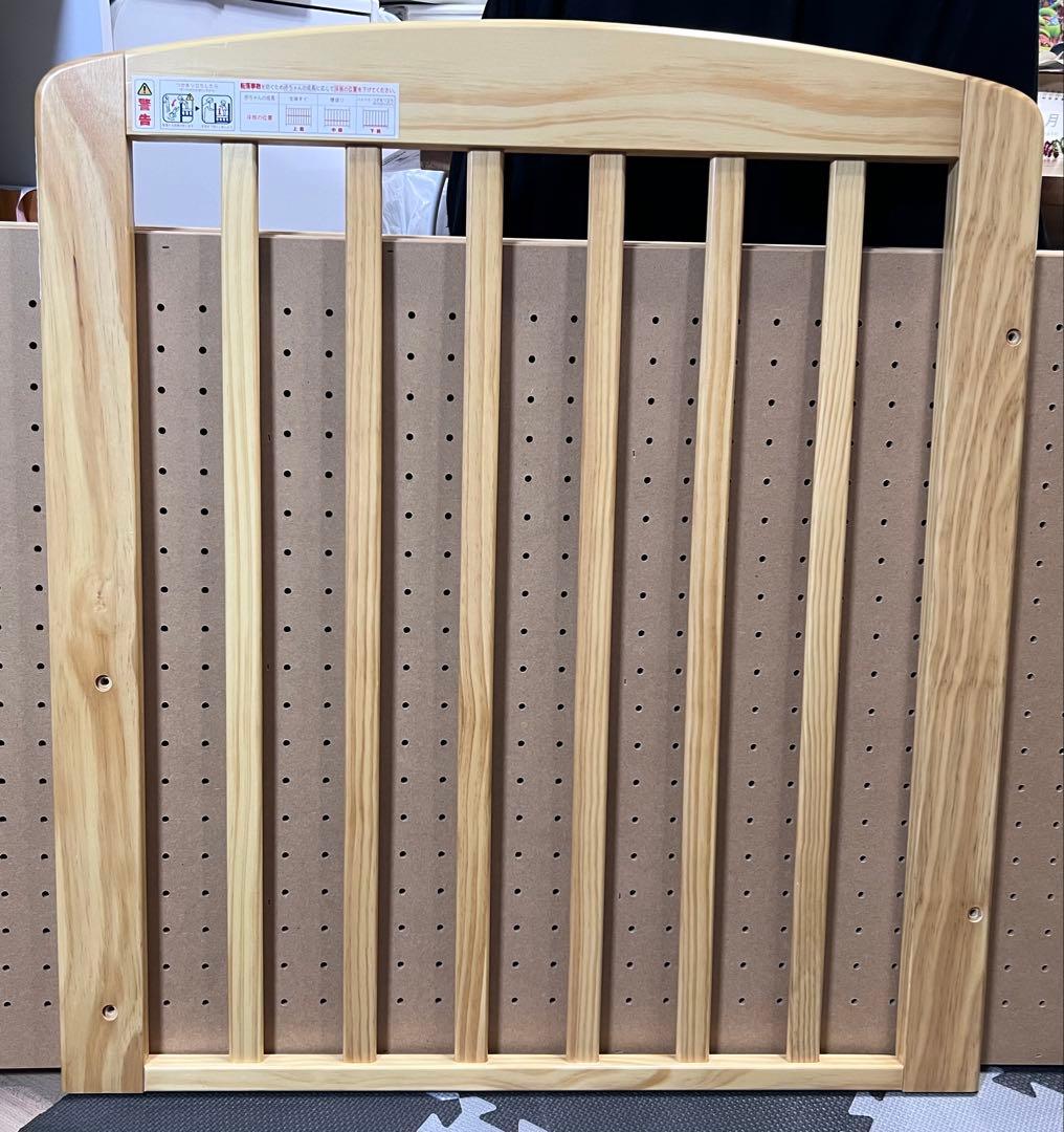 KATOJI カトージ 高さ調節可能、収納付き 木製 ベビーベッド