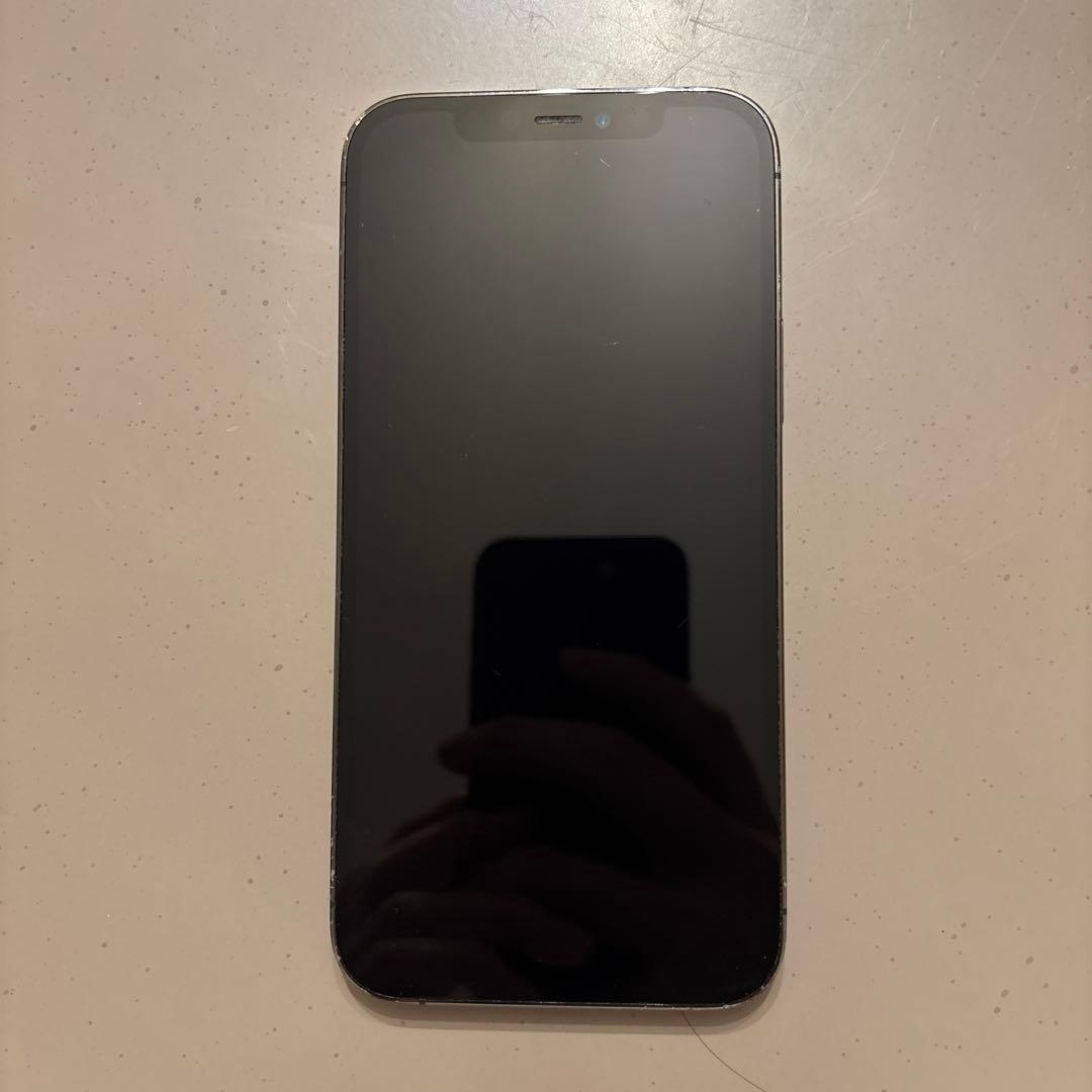 Apple iPhone 12Pro ブラック ひび割れあり