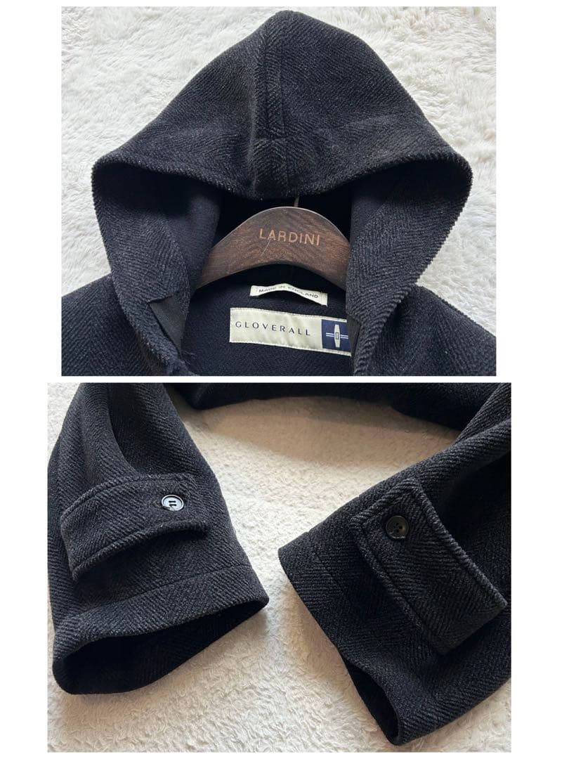 美品　90s　グローバーオール　キングストン　ダッフルコート　ヘリンボーン　XL