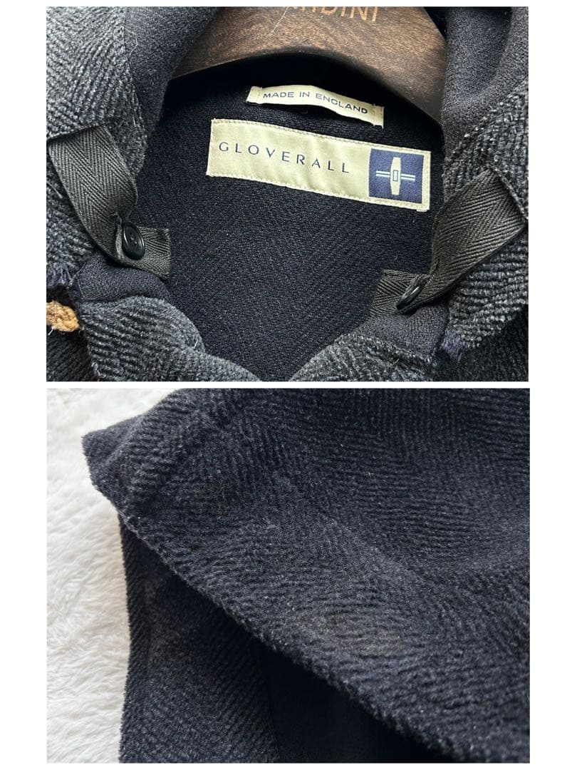 美品　90s　グローバーオール　キングストン　ダッフルコート　ヘリンボーン　XL