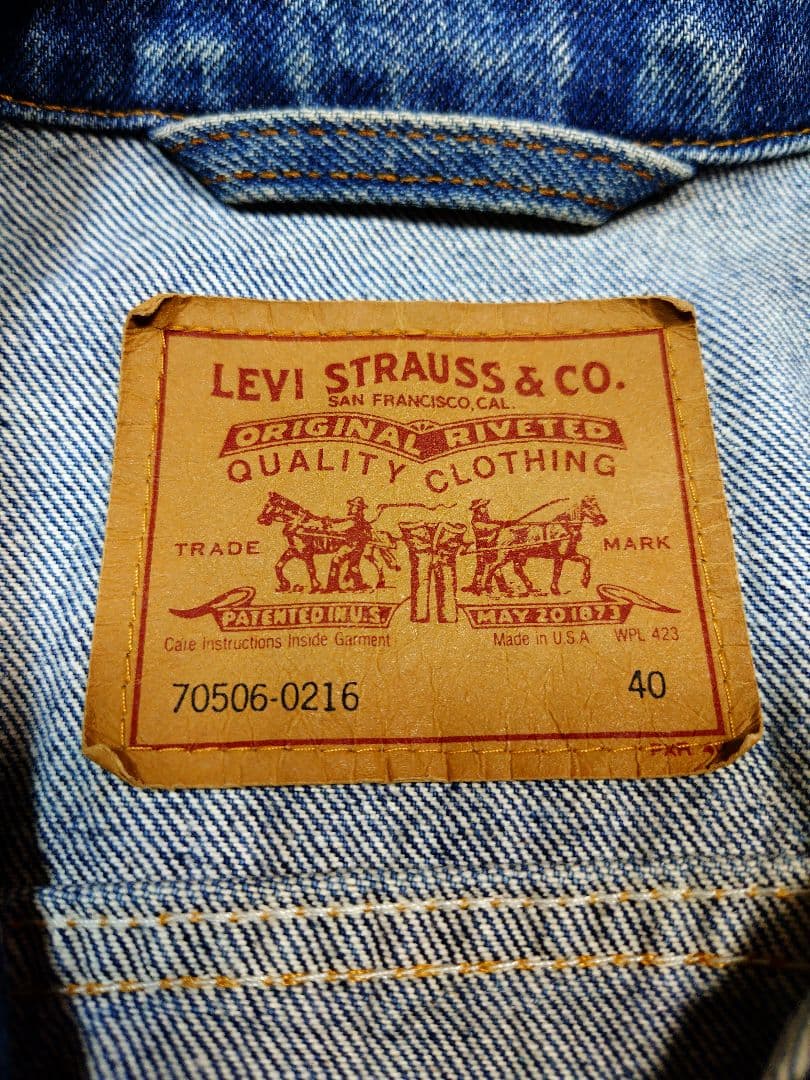 【USA製】Levi's 70506 0216 リーバイス アメリカ製 40