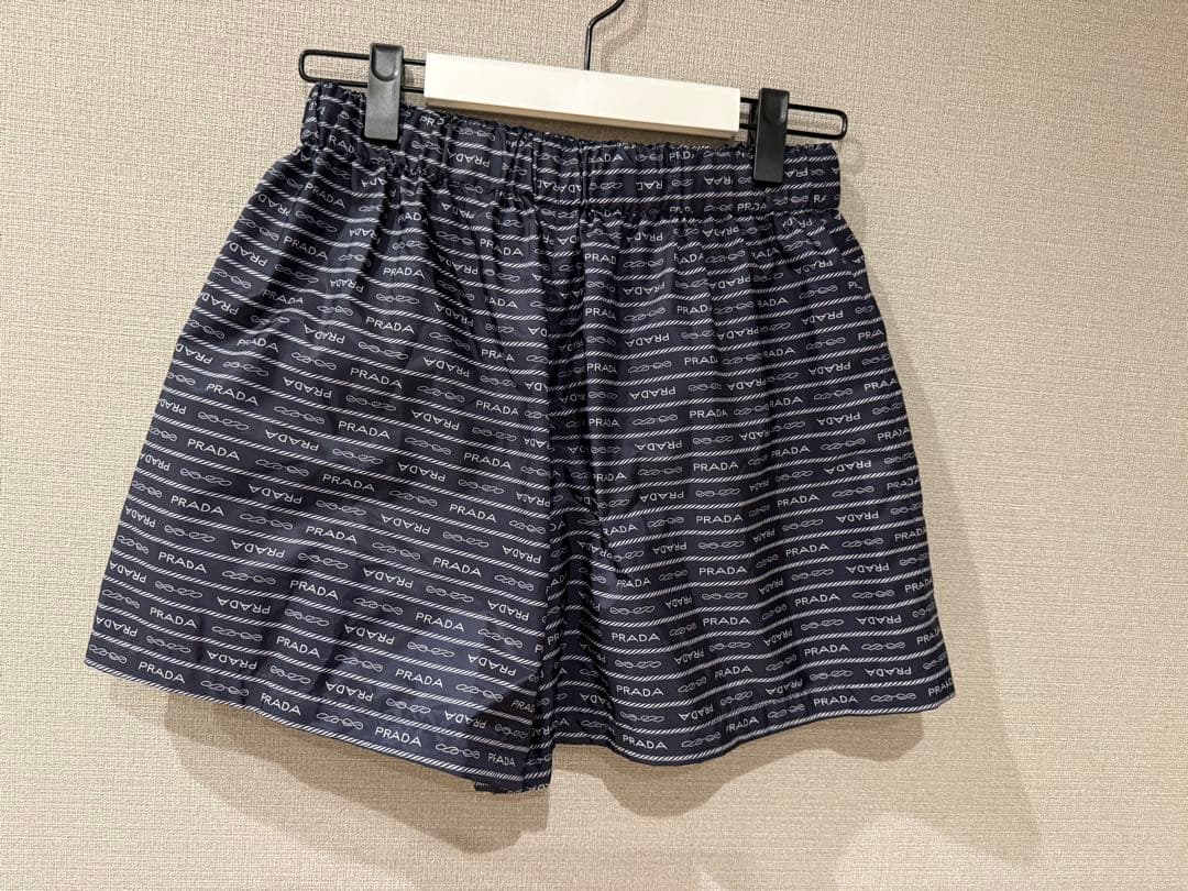 PRADA★Re-Nylon ロゴ プリント ショートパンツ
