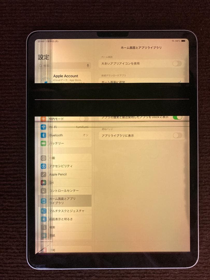【ジャンク品】iPad Pro 11インチ（第1世代）A1980 / 64GB