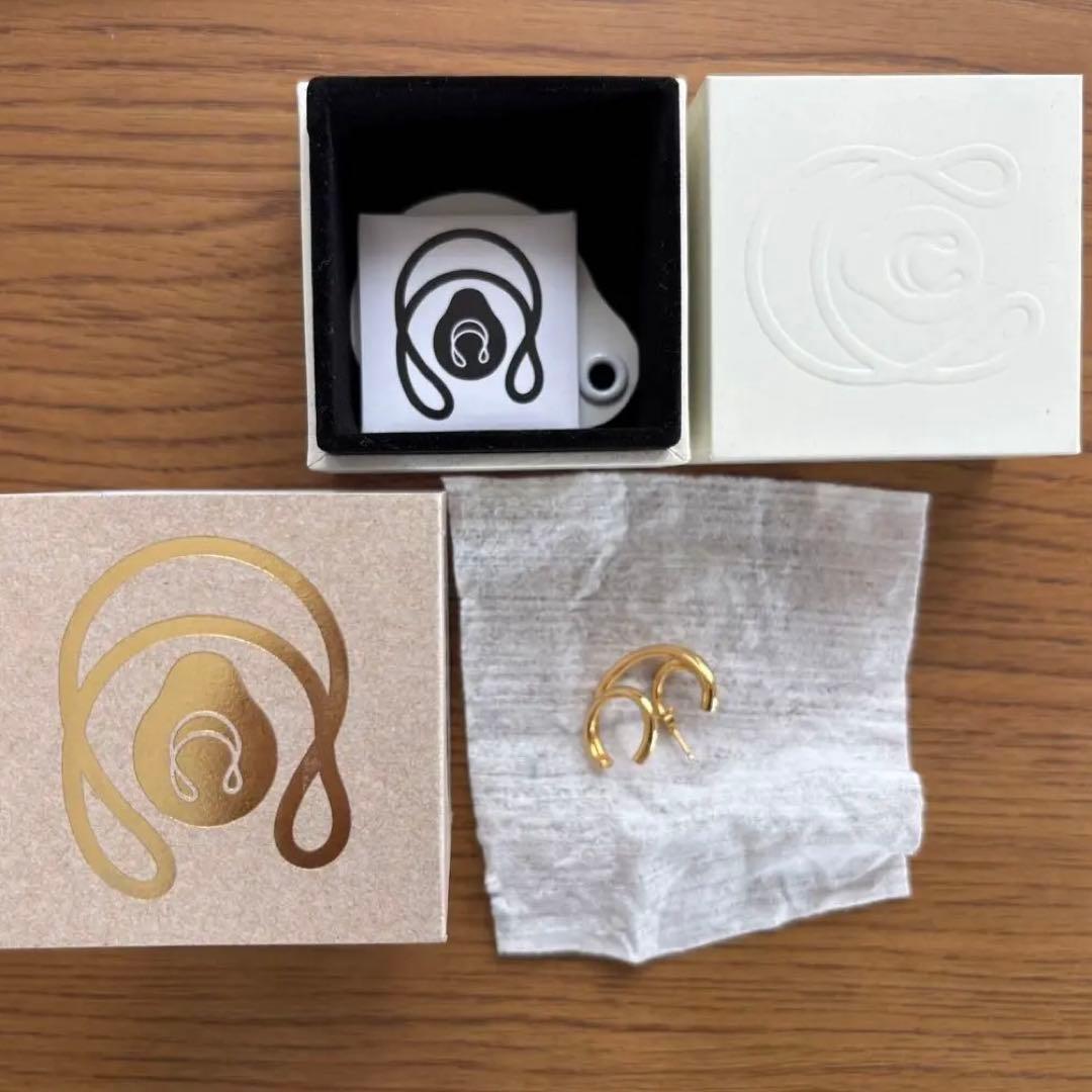 新品 シャルロット シェネ 片耳（右用 ）3連ピアス