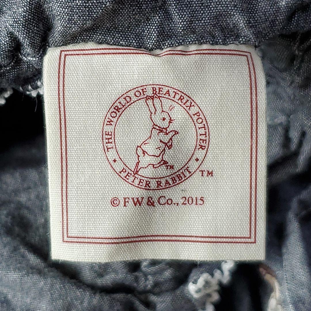 ピンクハウス　ピーターラビット　刺繍　チュニック　デニム系　フリル　リボン