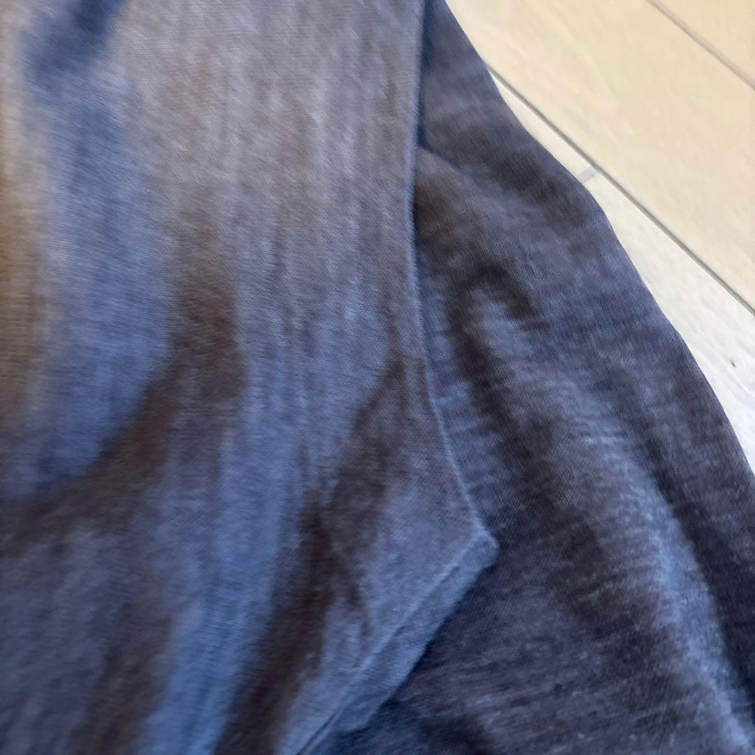 中川政七商店　グレー 長袖ロングワンピース