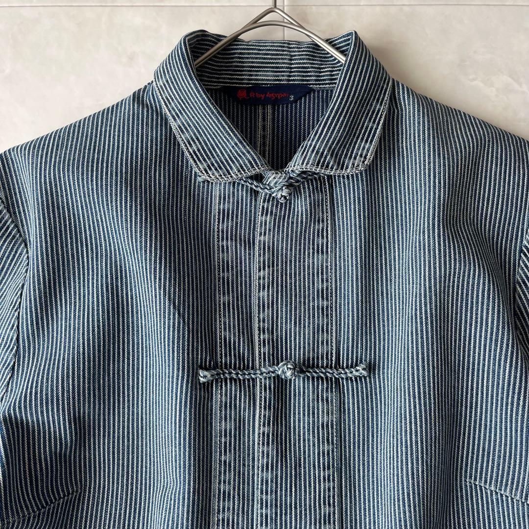 美品✨45R 45rpm カバーオールジャケット ヒッコリー 3 日本製 綿