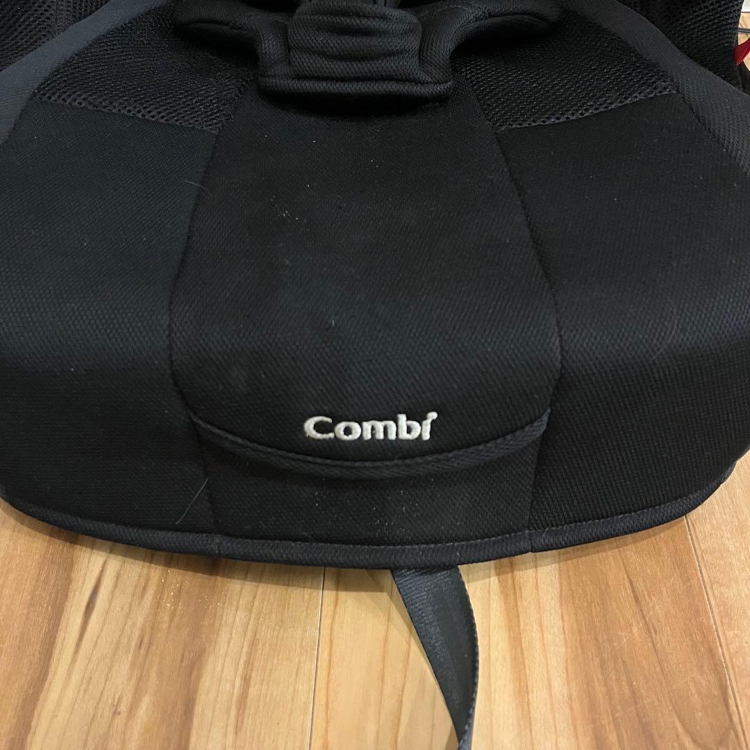 【美品】 コンビ ジョイトリップ エアスルー GG ブラック ジュニアシート