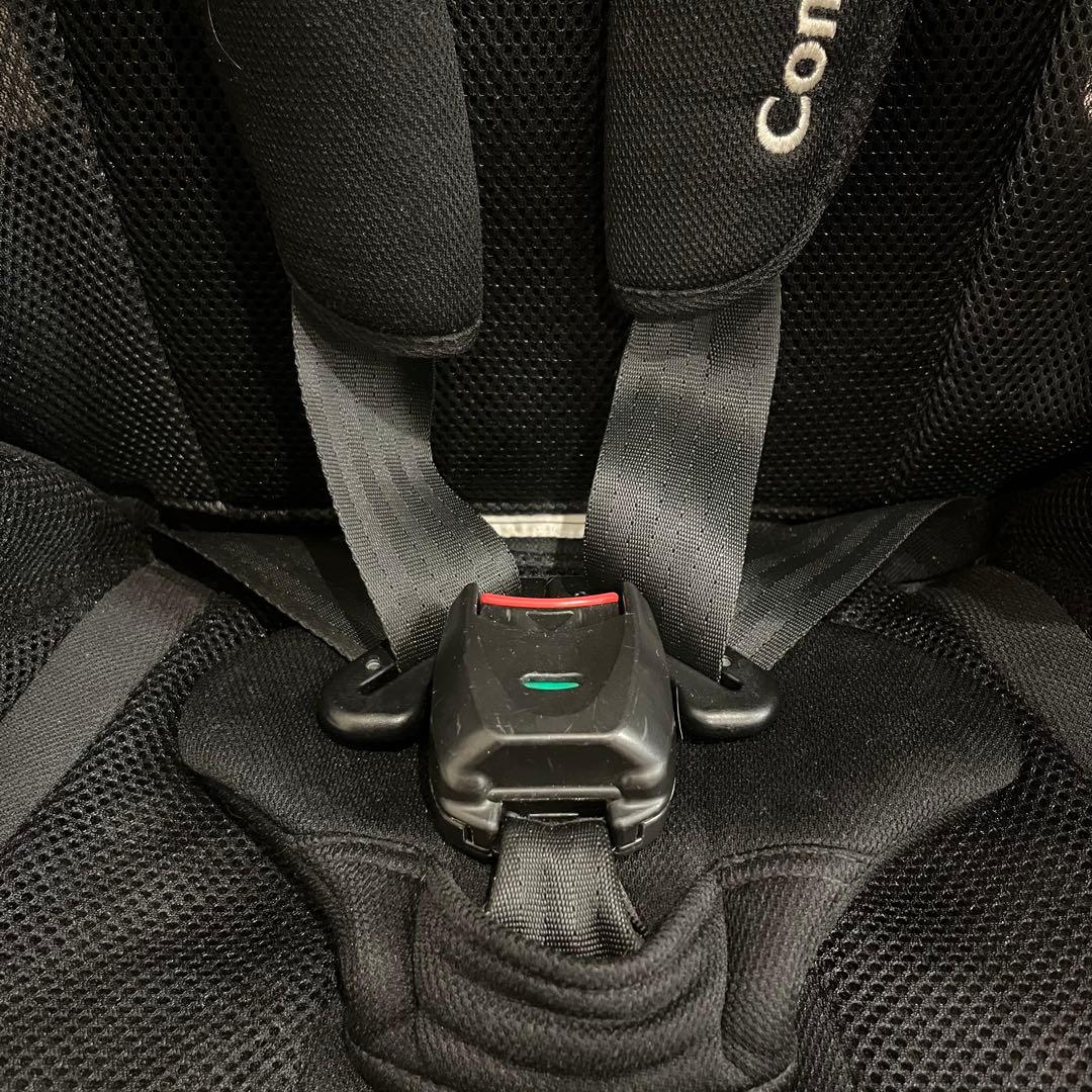 【美品】 コンビ ジョイトリップ エアスルー GG ブラック ジュニアシート