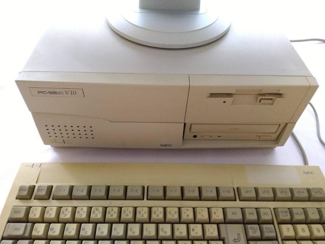 NEC PC-9821 V10 MSDOS CFカードパソコン 本体 フルメン