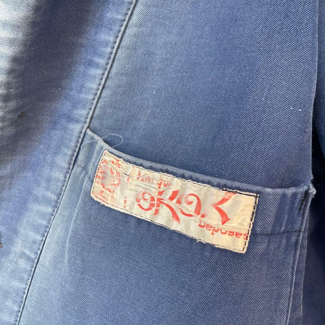 60s フレンチ モールスキンジャケット ワークジャケット ユーロ ヨーロッパ