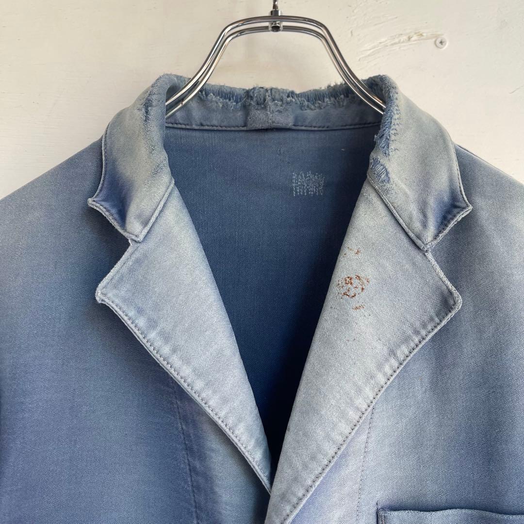 60s フレンチ モールスキンジャケット ワークジャケット ユーロ ヨーロッパ