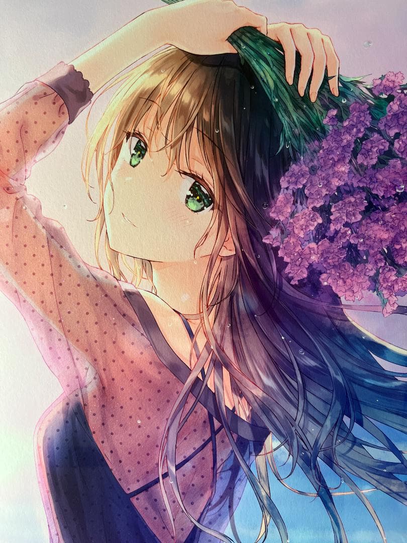 Hiten「Limonium」アールビバン版画 【保証書付】