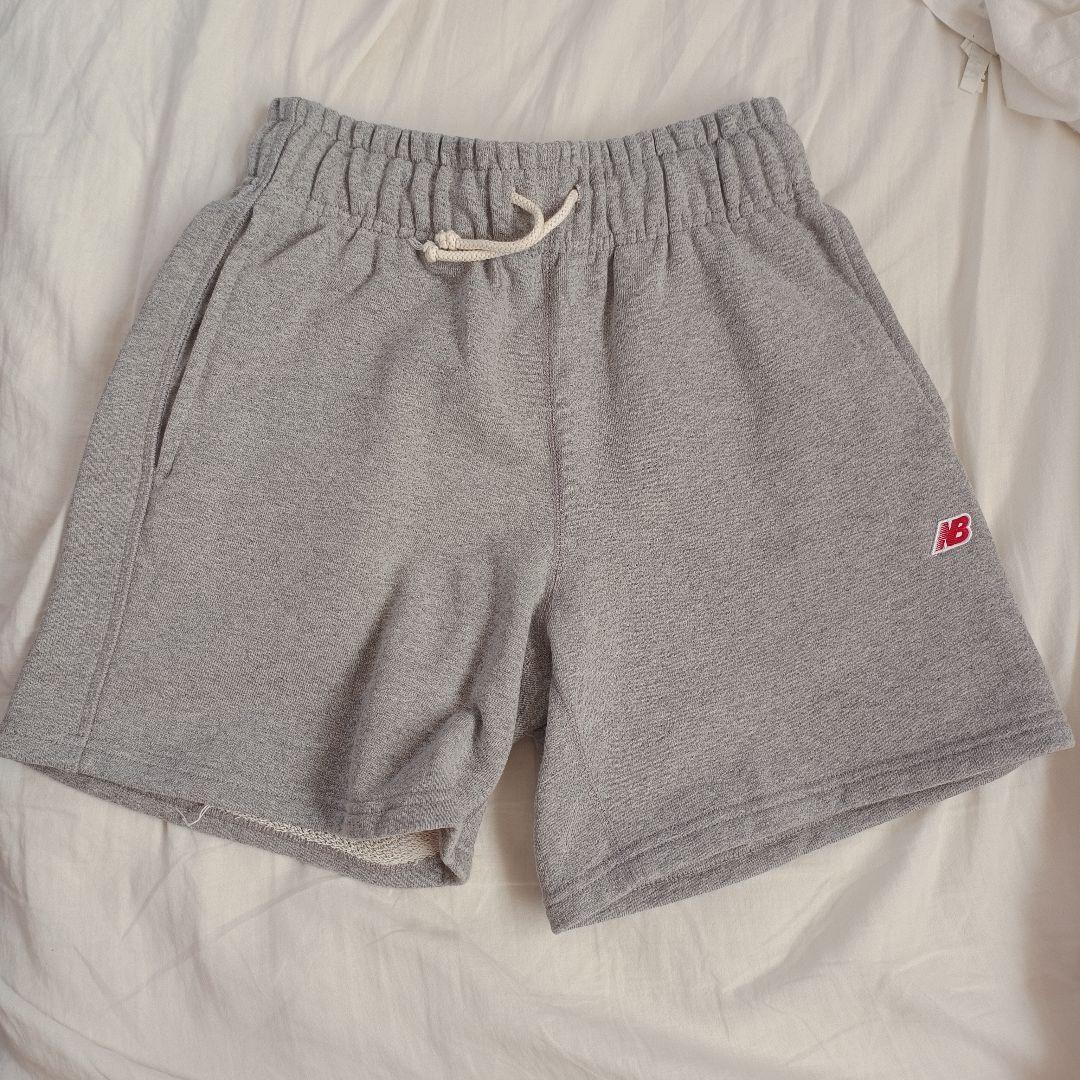 パンツ new balance made sweat shorts