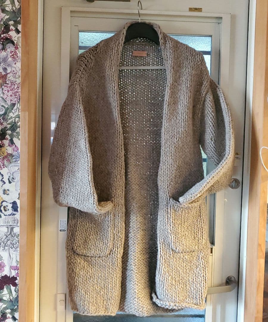 ★新品★トゥデイフルTODAYFUL ハンド　メイド　タグ付　ニットカーディガン