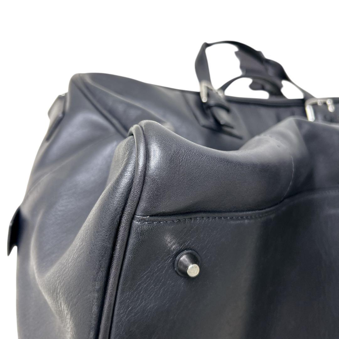 オールドコーチ　ボストンバッグ　レザー フルグレイン 2WAY大容量 黒　旅行