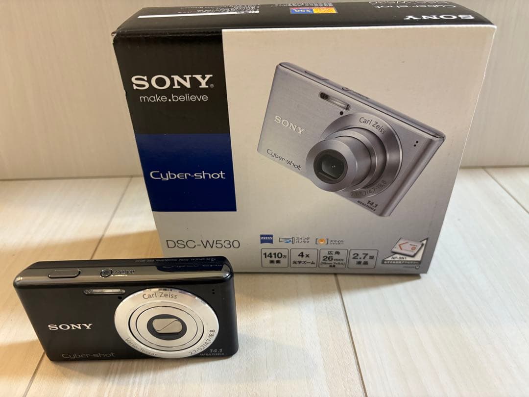 【動作確認済】SONY Cyber-shot DSC-W530 ブラック