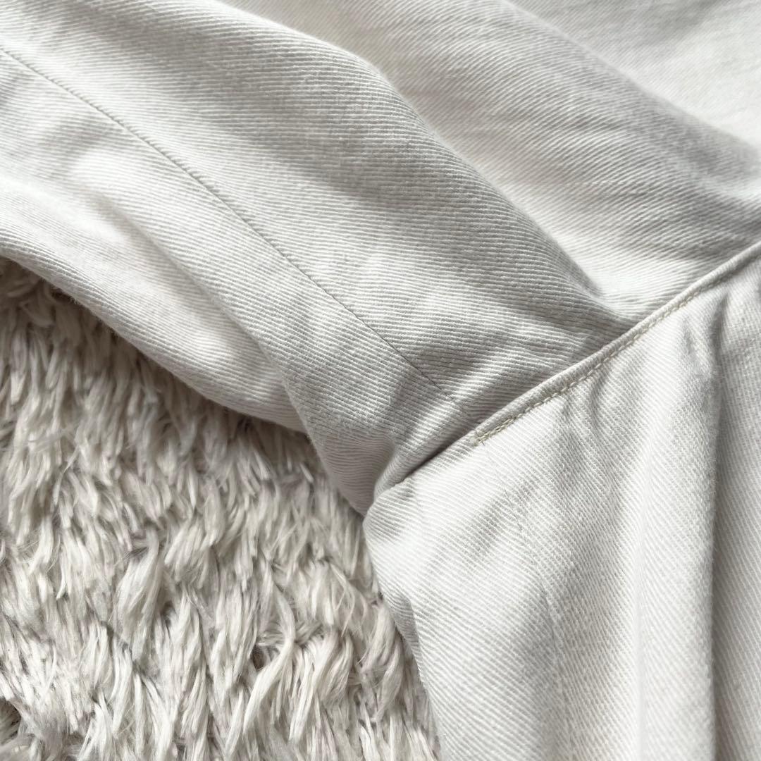 美品 45R おこめチノのシャルロットパンツ 3 ホワイト