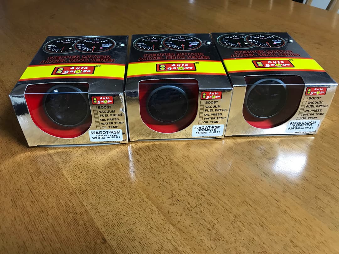 オートゲージ3連メーター