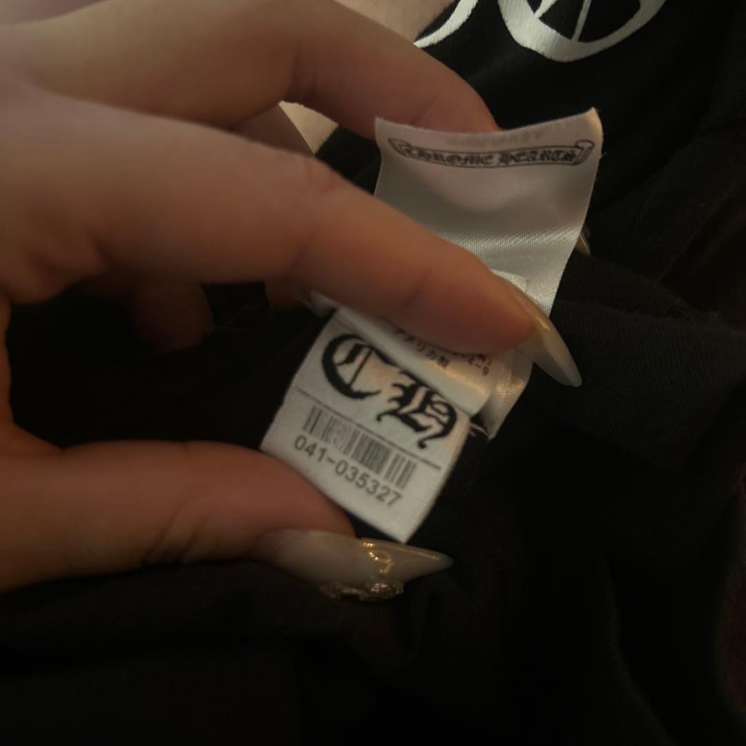 クロムハーツ 東京限定 バックスクロール ラベルプリント 半袖カットソー