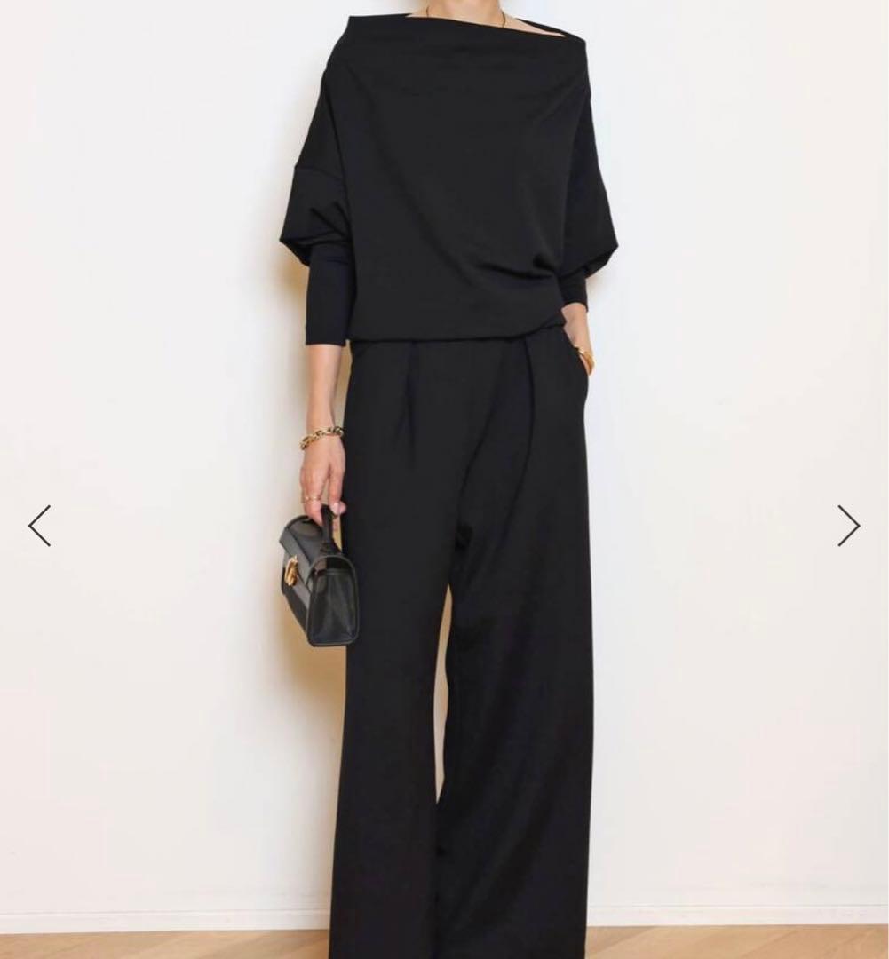 ドゥーズィエムクラス　25AW PRIMEWOOL PONTE プルオーバー 黒