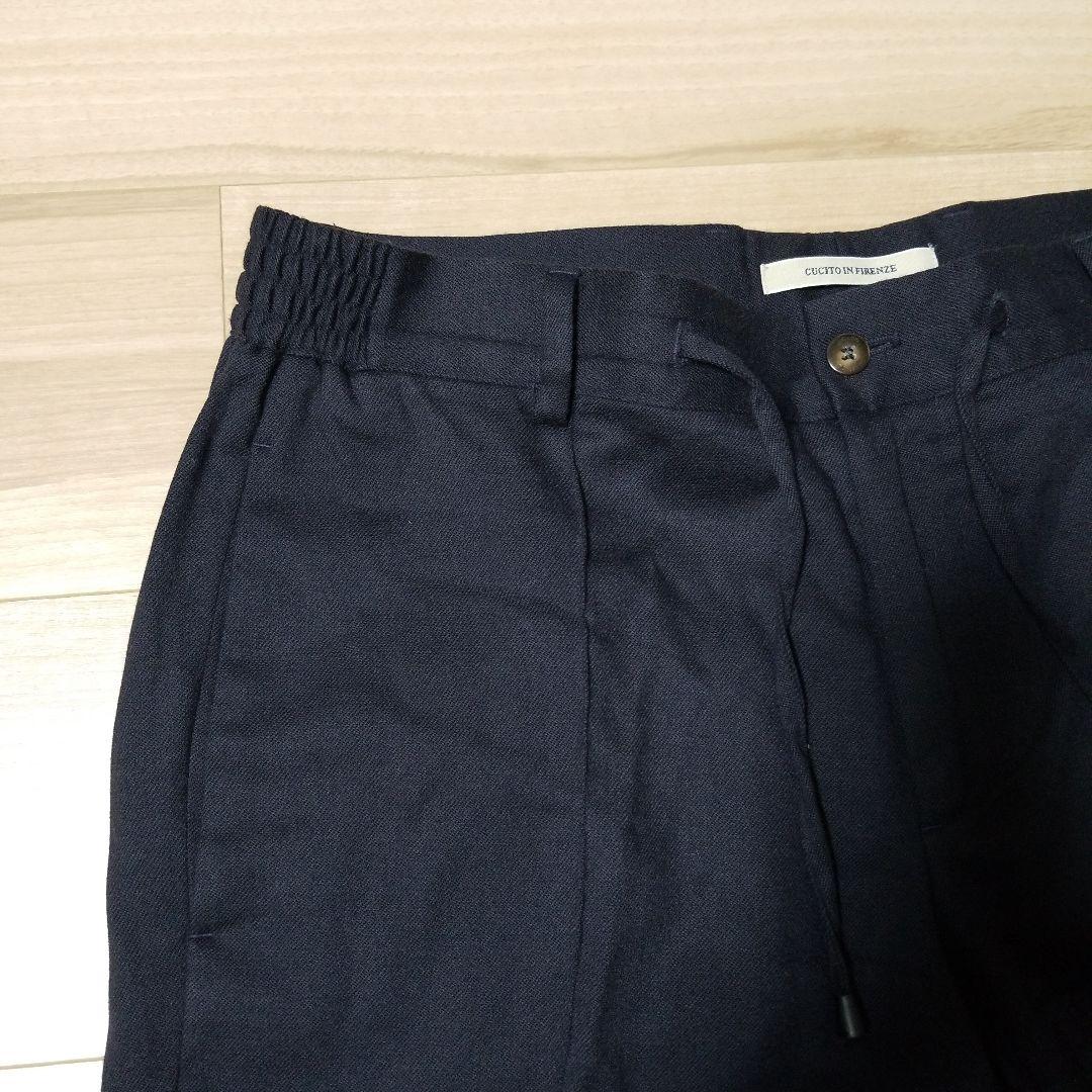 ドンルク　giab's ARCHIVO　パンツ　スラックス　ネイビー