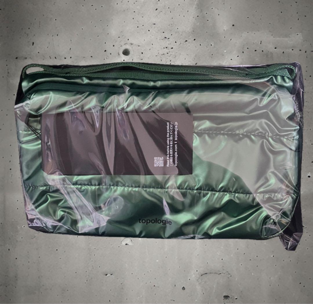 未使用新品　topologie トポロジー ボトルサコッシュ　ラージ　緑