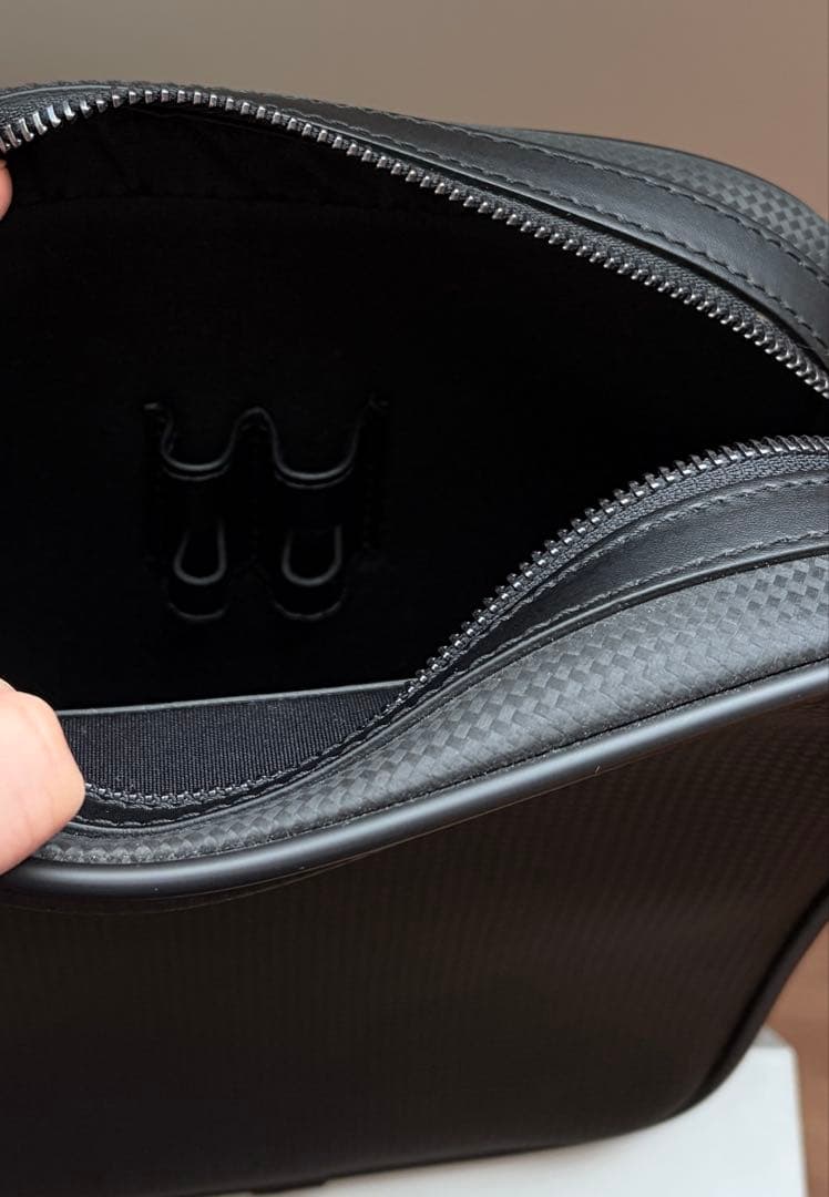 MONTBLANC ブラック ショルダーバッグ