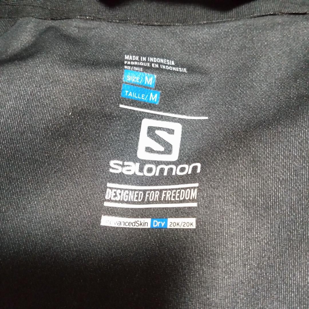 サロモン　スキーウェア上下セット　20K/20ｋ　AdvancedSkin　青黄