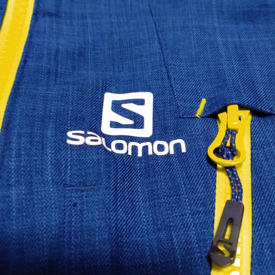 サロモン　スキーウェア上下セット　20K/20ｋ　AdvancedSkin　青黄