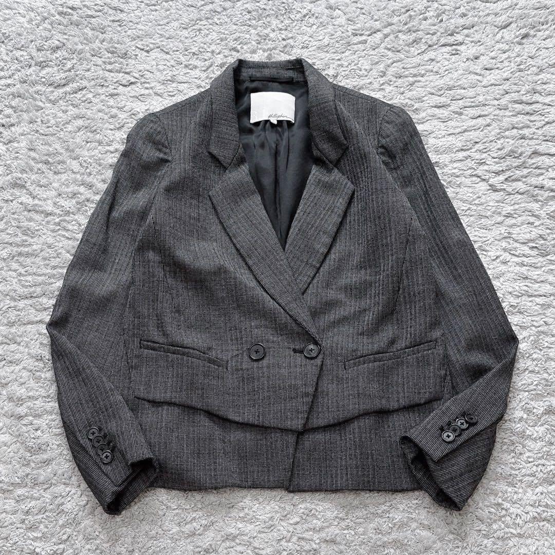 3.1 Phillip Lim【ヘリンボーン柄／レイヤード】テーラードジャケット