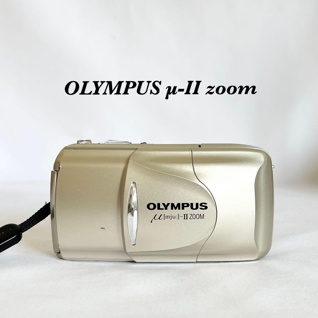 【完動品】OLYMPUS μ-Ⅱ zoomフィルムカメラ 動作確認済み