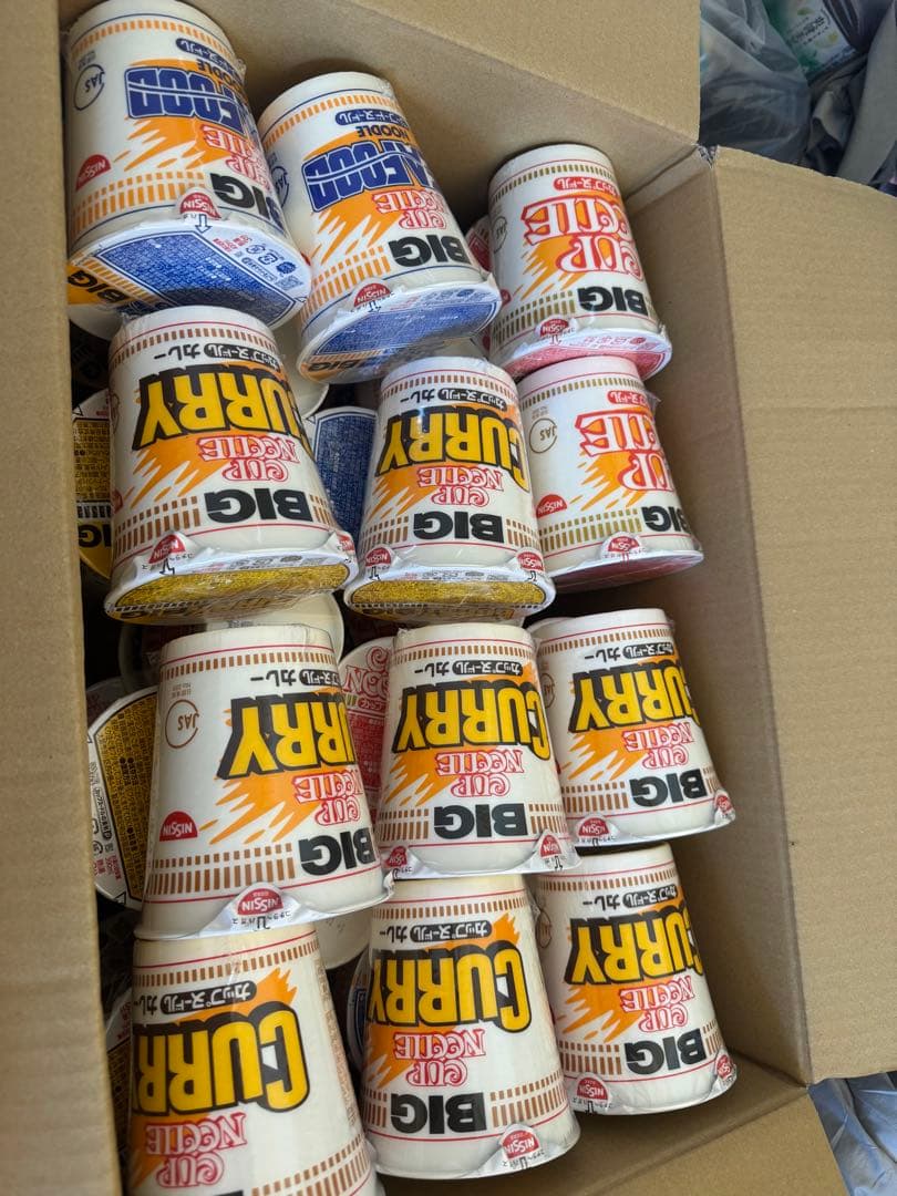 カップヌードルBIG 48個セット(カレー16.シーフード16.ノーマル16)