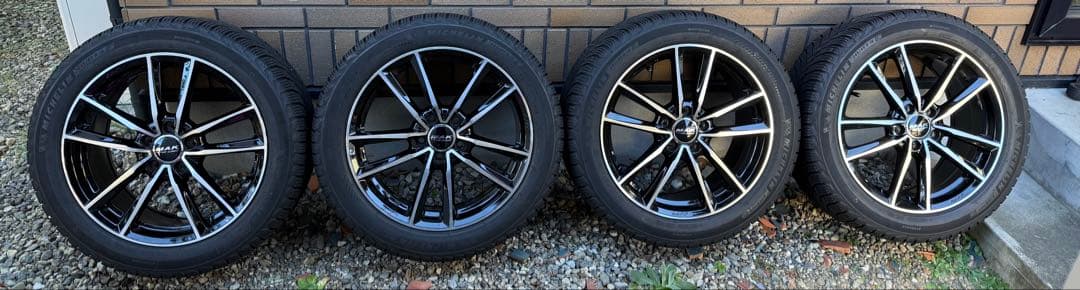 ②メルセデスE300用245/45 R18 ミシュランスタッドレスMAKホイール