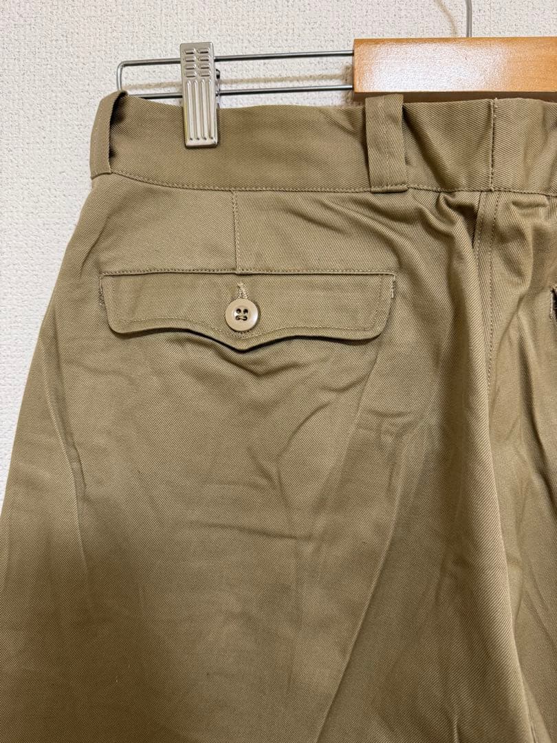 【デッドストック】フランス軍 M52 後期 チノパン カーキ　24 59年製
