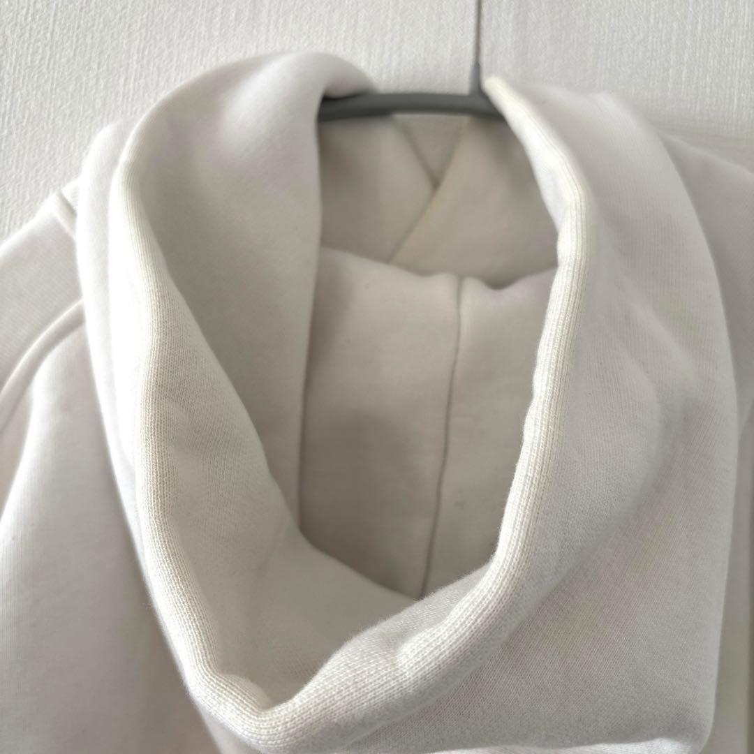 【即完売モデル】アレキサンダーワン☆リップロゴ　ホワイトパーカー　L