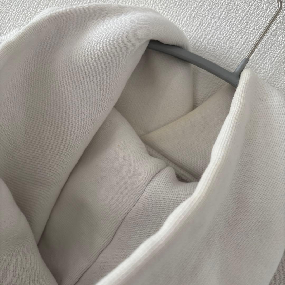 【即完売モデル】アレキサンダーワン☆リップロゴ　ホワイトパーカー　L