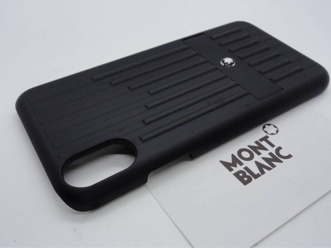 ⭐️モンブラン製⭐️稀少な入手困難品iPhoneX・XS用スマホケース⭐️ソフトラバー