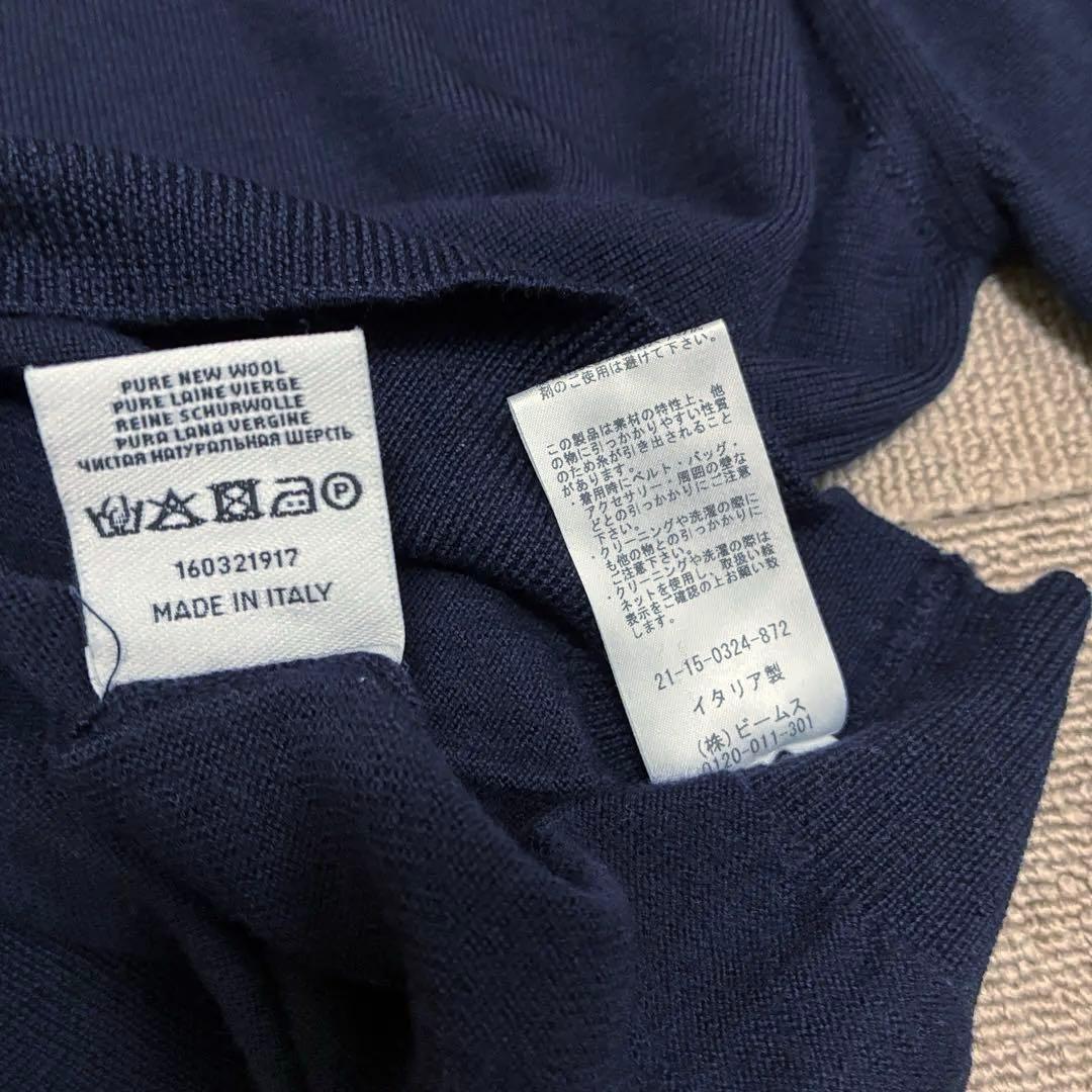 値下げ依頼 BEAMS F メリノウール タートルネックニット 50 イタリア製
