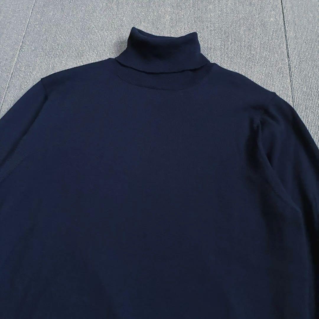 値下げ依頼 BEAMS F メリノウール タートルネックニット 50 イタリア製