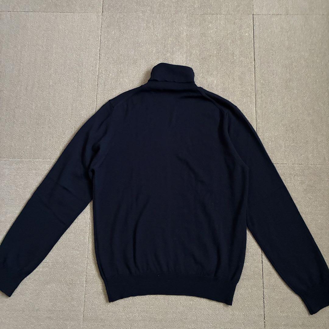 値下げ依頼 BEAMS F メリノウール タートルネックニット 50 イタリア製