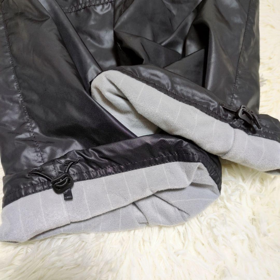 パーリーゲイツ ゴルフパンツ 防寒　ドローコード付き　防寒　ロゴ 　ブラック